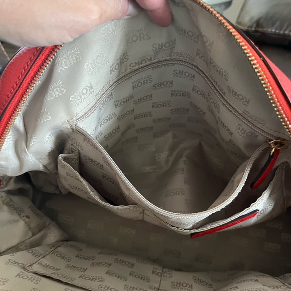 Orange/tangerine MK purse and wallet - Picture 4 of 5